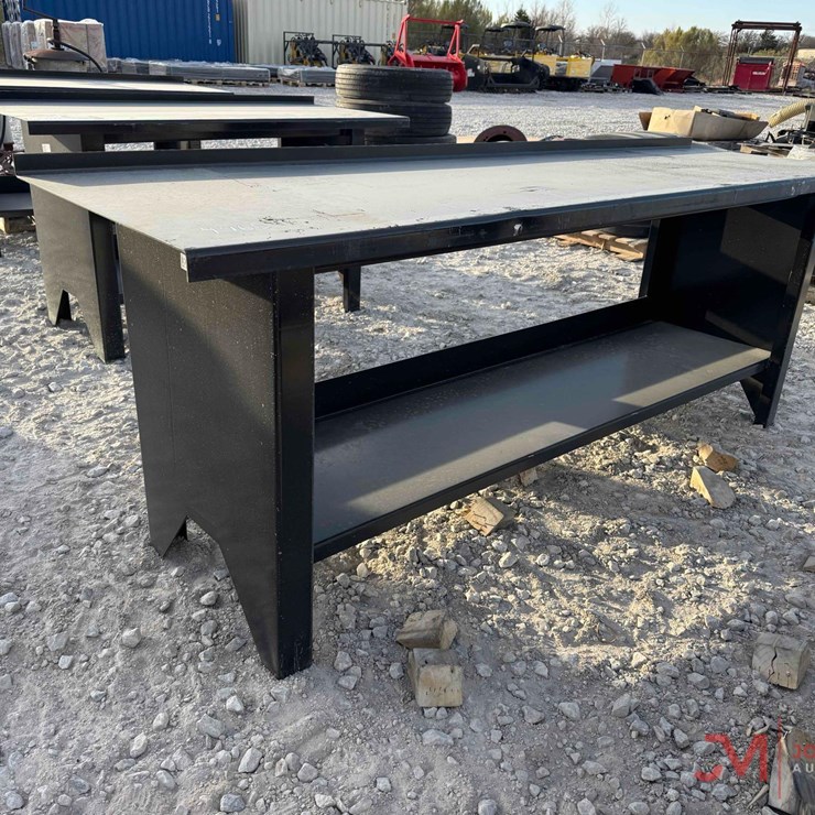 KIT CONTAINERS 28" X 90" STEEL WORK BENCH
