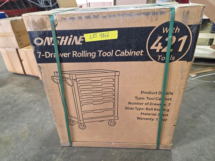 #4066-•-onshine-7-drawer-rolling-tool-cabinet-with-421-tools-image-14