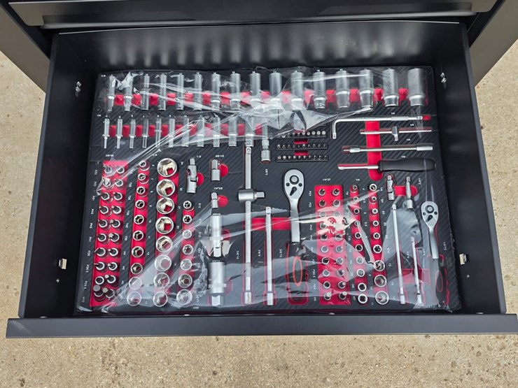 #4066-•-onshine-7-drawer-rolling-tool-cabinet-with-421-tools-image-9