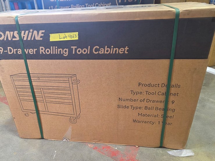 #4063-•-onshine-9-drawer-rolling-tool-cabinet-with-solid-wood-top-image-10