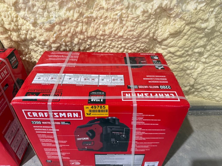 #49785-•-unused-craftsman-2200-watt-invertor-generator-image-7