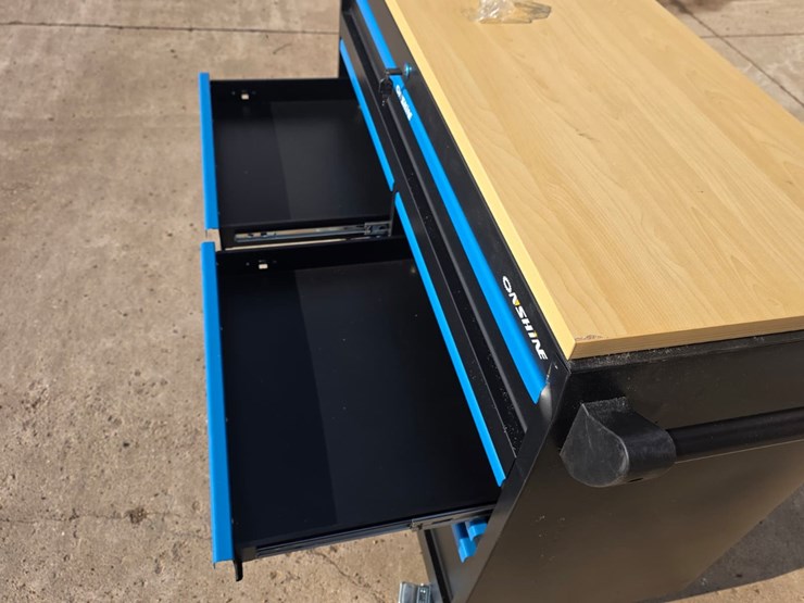 #4062-•-onshine-9-drawer-rolling-tool-cabinet-with-solid-wood-top-image-5