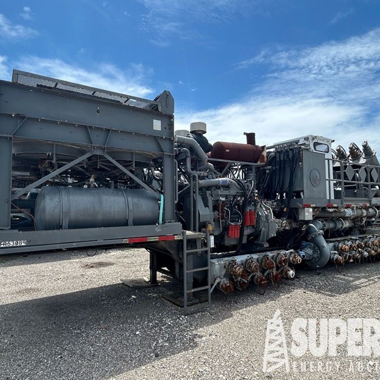 (x) (8-82) 2007 NOV ROLLIGON MT-200 Frac Blender, ...
