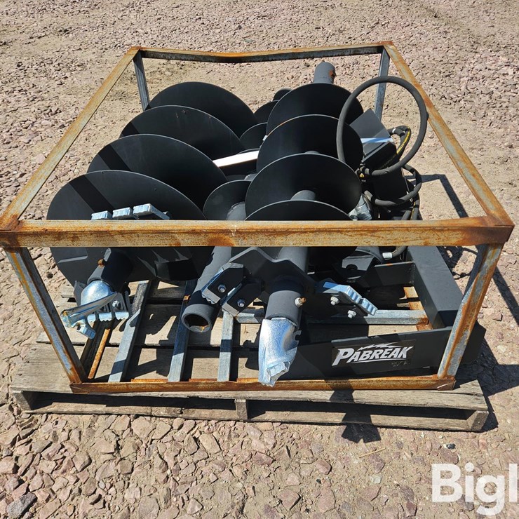 2026 Pabreak Post Hole Auger Skid Steer Attachment