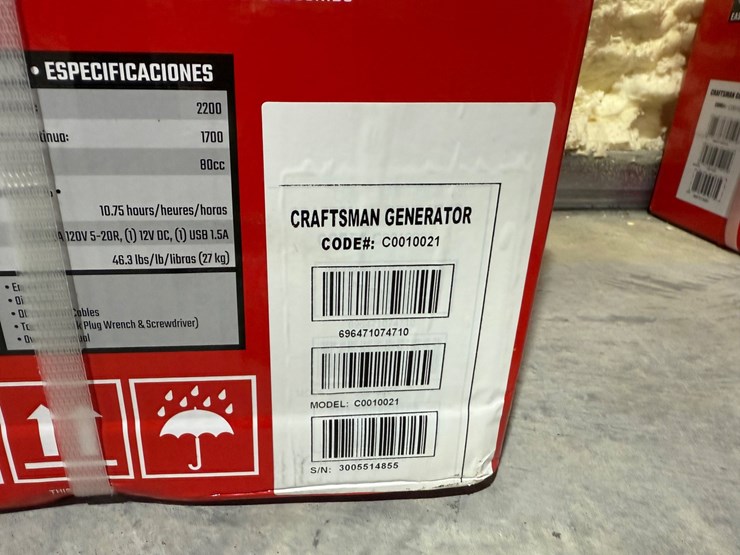 #49787-•-unused-craftsman-1700-watt-invertor-generator-image-6