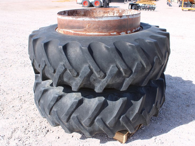 #2018-•-set-of-2--18.4x38-tires-with-rims-image-2