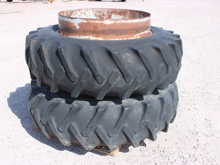 #2018-•-set-of-2--18.4x38-tires-with-rims-image-1