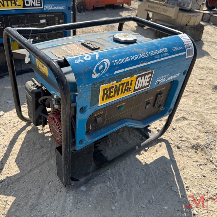TSURUMI TPG4-3000HDX PORTABLE GENERATOR
