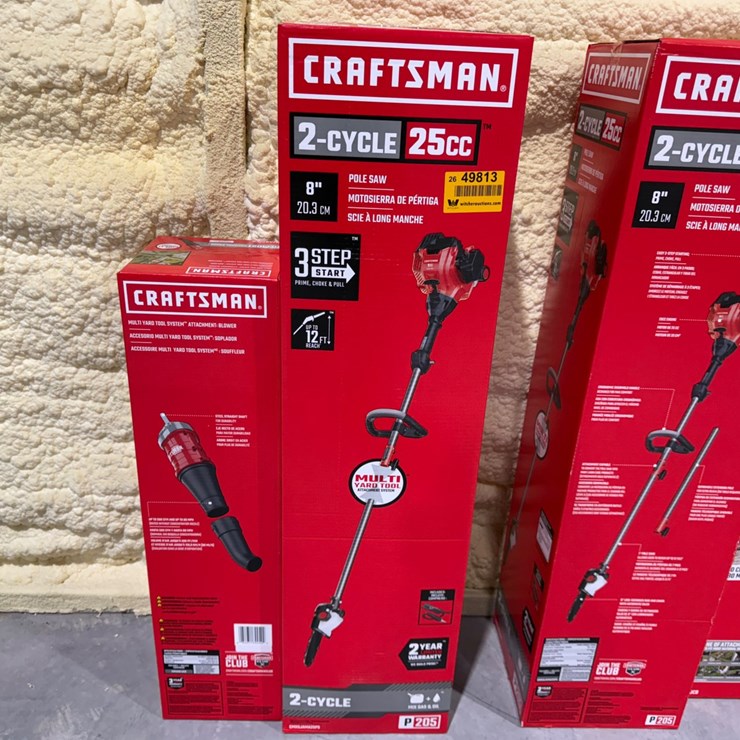 #49813 • Craftsman 2-Cycle Pole Saw w/Blower Attachment