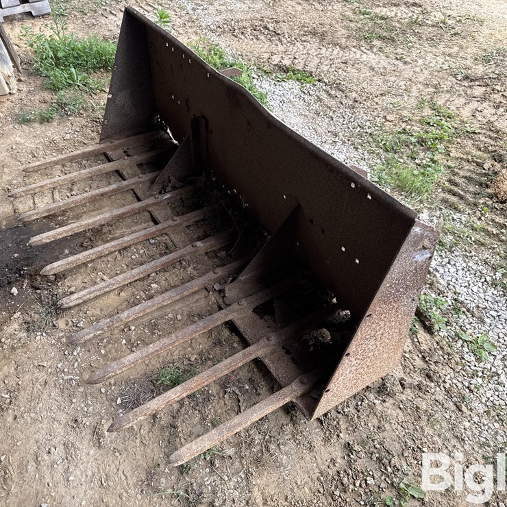 Homemade Skid Steer Manure Bucket