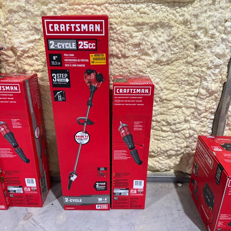 #49810 • Craftsman 2-Cycle 8" Pole Saw w/Blower Attachment