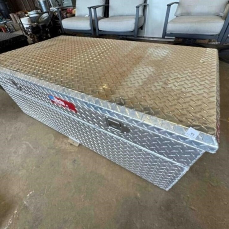 ALUMINUM FUEL TANK/TOOL BOX. 56"X30"X20"