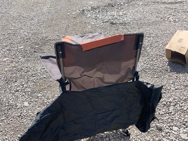 collapsible-camping-chair.-orange-brown.-comes-with-foot-stool-and-storage-bag!-image-2