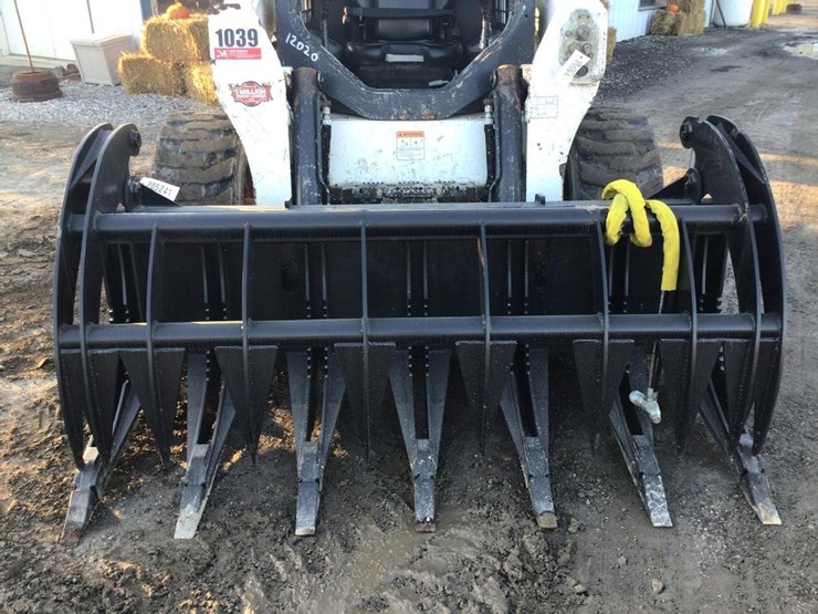 wildcat-74"-skid-steer-heavy-duty-root-rake-grapple-image-2