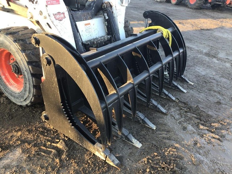 wildcat-74"-skid-steer-heavy-duty-root-rake-grapple-image-3