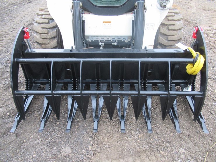 wildcat-78"-skid-steer-root-rake-grapple-image-2