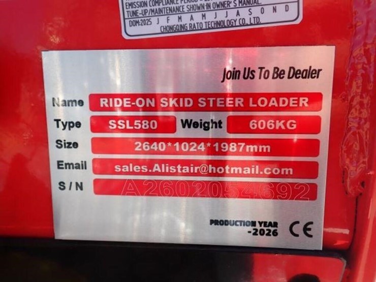 unused-2026-sdlanch-ssl580-skid-steer-image-9