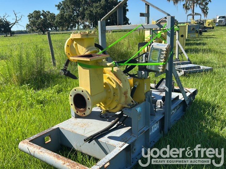 6"-trash-water-pump,-skid-mounted,-(no-engine)-image-4