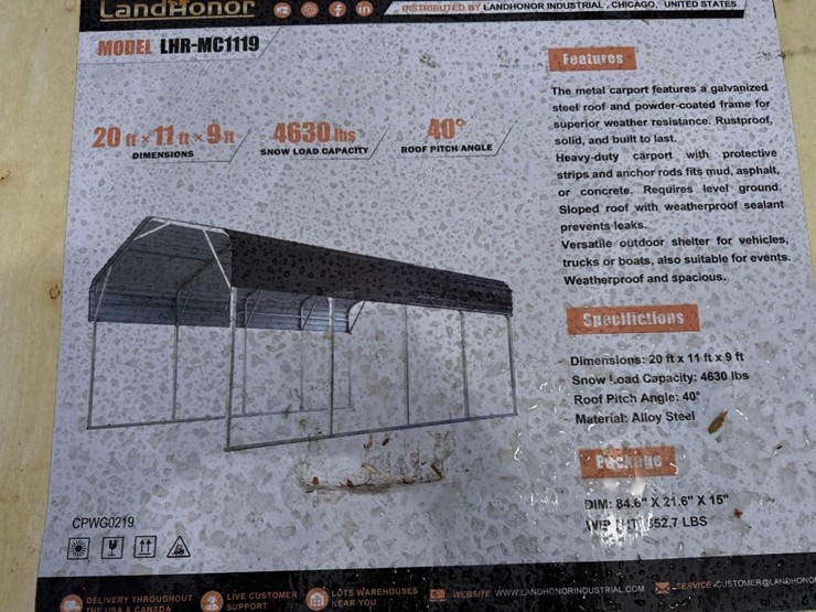 new-landhonor-co-20ft-x-11ft-x-9ft-metal-carport-model-lhr-mcg1119-image-1