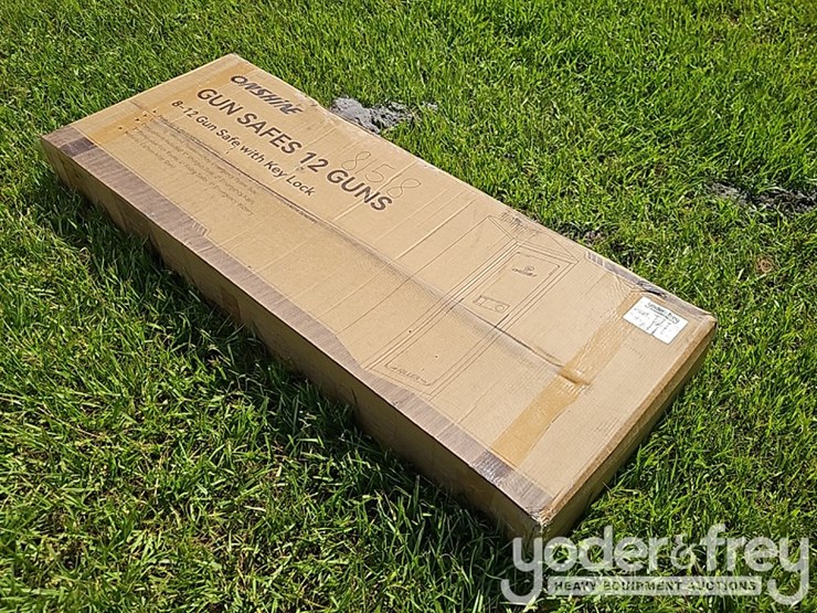 unused-2026-onshine-8-12-gun-safe-with-key-lock,-3-movable-gun-rests,-electronic-lock,-mechanical-key-image-2