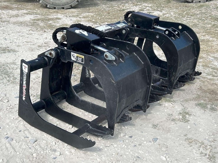 2022-terra-force-ycg066-66in-hydraulic-dual-cylinder-root-grapple-skid-steer-attachment-image-2