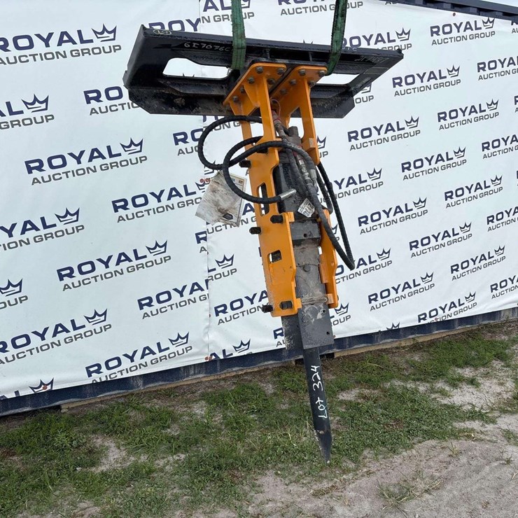 Hydraulic Breaker Skid Steer Attachment