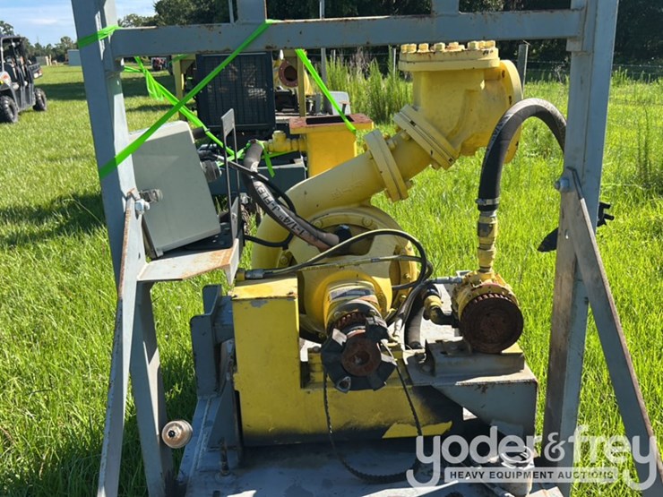 6"-trash-water-pump,-skid-mounted,-(no-engine)-image-6