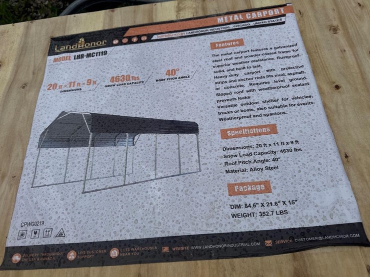 new-landhonor-co-20ft-x-11ft-x-9ft-metal-carport-model-lhr-mcg1119-image-1