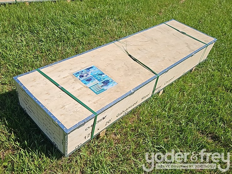 unused-2026-onshine-12'-x-20'-galvanized-sheet-metal-carport-image-3