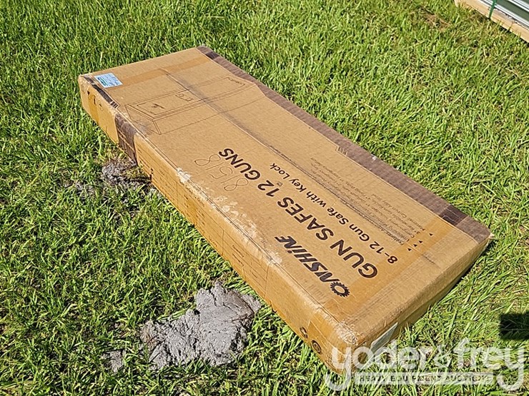 unused-2026-onshine-8-12-gun-safe-with-key-lock,-3-movable-gun-rests,-electronic-lock,-mechanical-key-image-4
