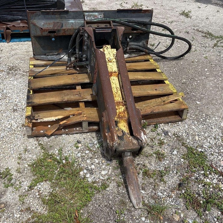 Hydraulic Breaker Skid Steer Attachment