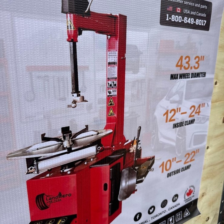 New LandHonor Co 24in Semi-Automatic Tire Changer Model LHR-TC24