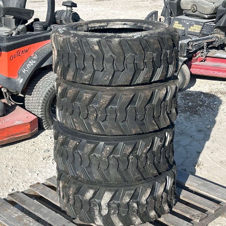 Set of 4 ForeRunner 10-16.5N.H.S. Skid Steer Tires
