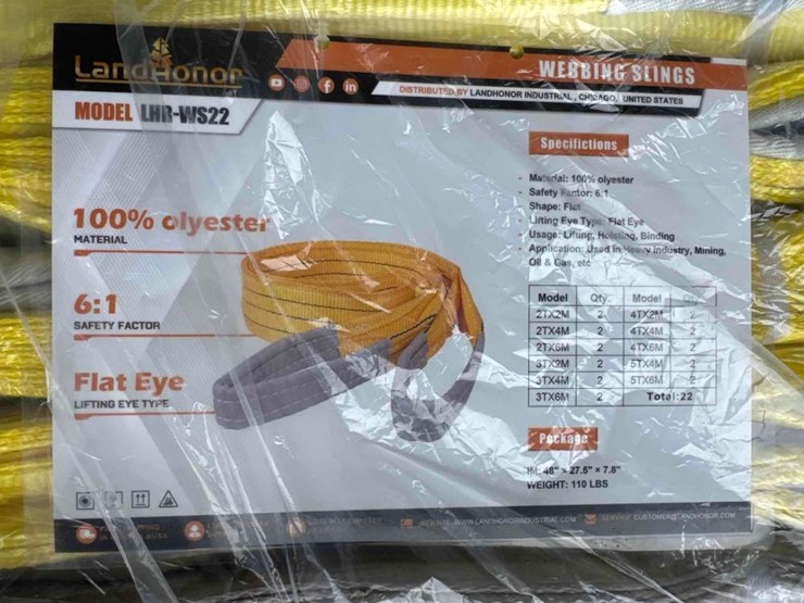 new-landhonor-co-22pc-poly-web-sling-set-model-lhr-ws22-image-2