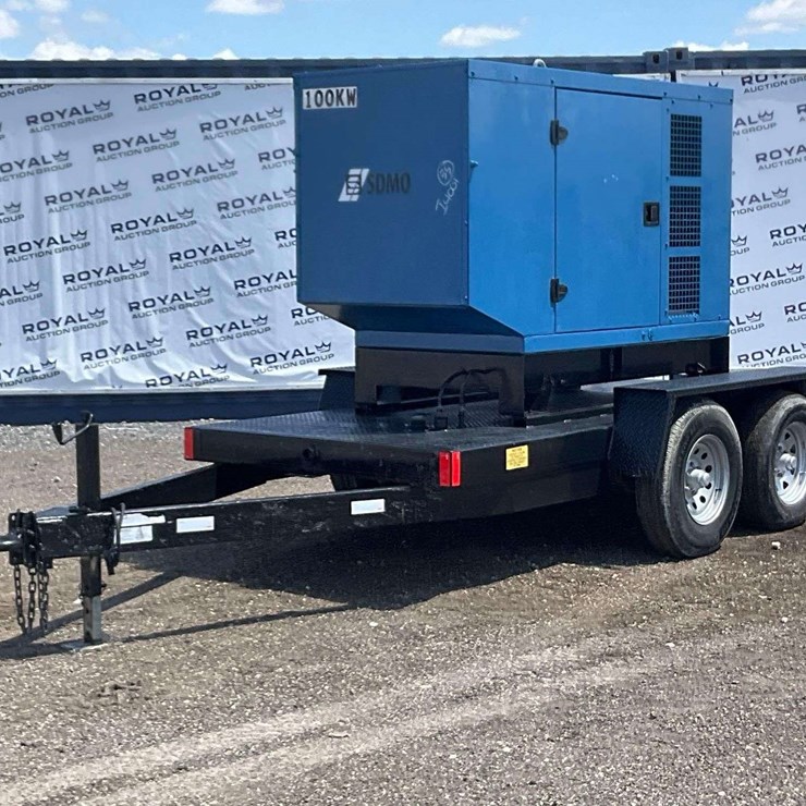 2005 SDMO 100kW T/A Towable Diesel Generator