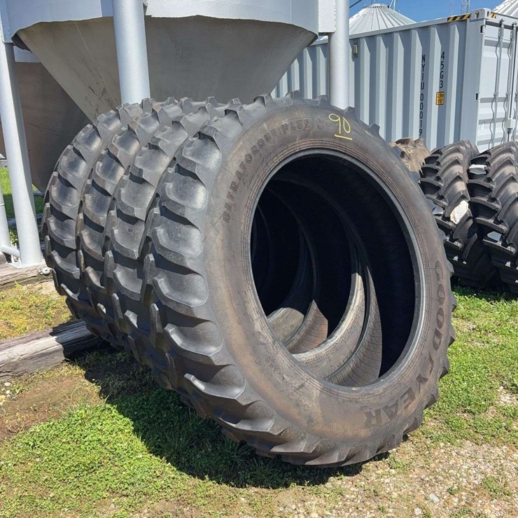 4 480/80R 46 Goodyear Tractor Tires,