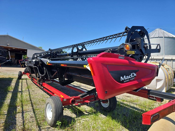 2016-mac-don-fd-75-s-40ft-draper,-flex-draper,-1-owner,-flex-floating-technology,-john-deere-face-plate-adapter,-s/n--294326-image-4