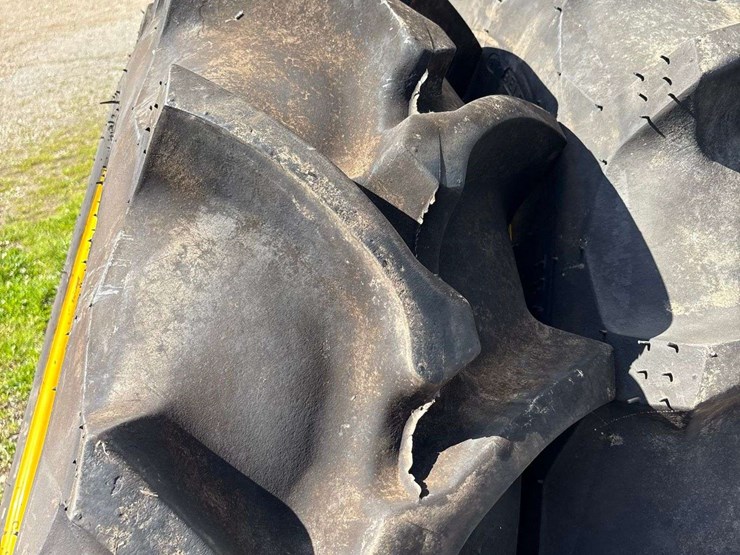 2-firestone-18.4x30-rice-tires-off-jd-combine,-8-lug-image-4