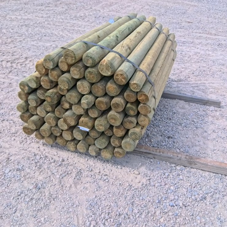 #2030 • NEW TREATED FENCE POSTS (70 Count)