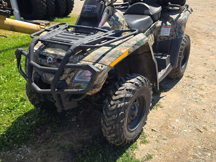 2008-can-am-outlander-max-xt-500-high-output,-with-storage-rack-and-add-on-seat,-9,113-miles,-4wd,-1-owner-image-1