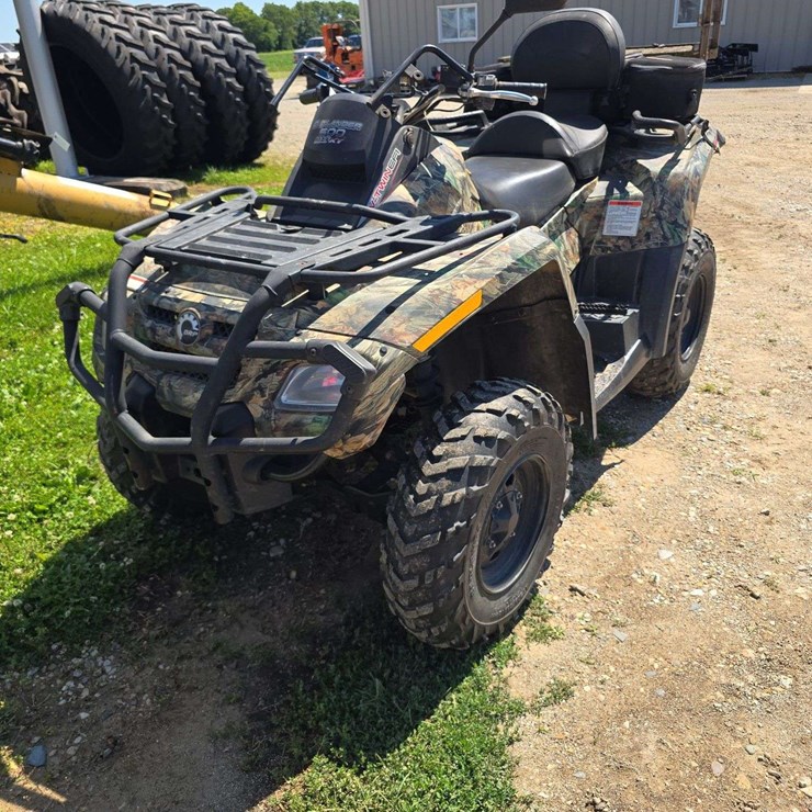 2008 Can-Am Outlander Max XT 500 High Output, with storage rack and add on seat, 9,113 miles, 4wd, 1 owner