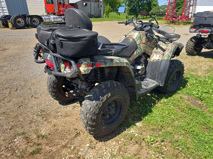 2008-can-am-outlander-max-xt-500-high-output,-with-storage-rack-and-add-on-seat,-9,113-miles,-4wd,-1-owner-image-4