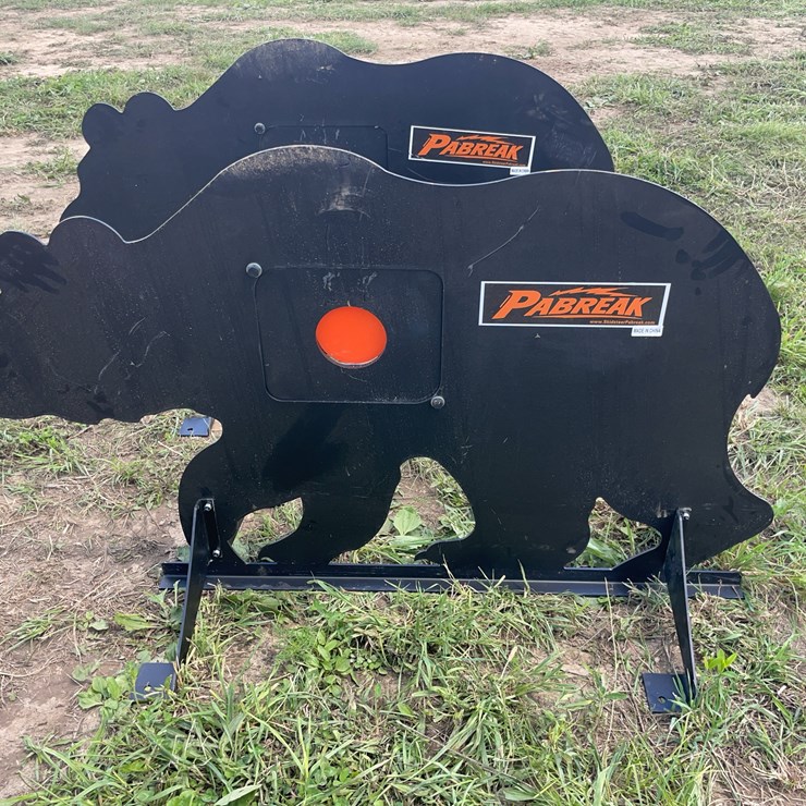 PABREAK Bear Shaped Reactive Shooting Target