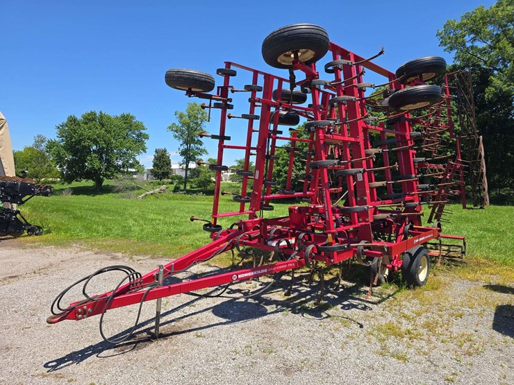 kongskilde-2800-vibra-till,-s-tine,-3-bar-harrow-and-basket,-28ft,-rear-hitch,-walking-tandems,-s/n--212680-image-1
