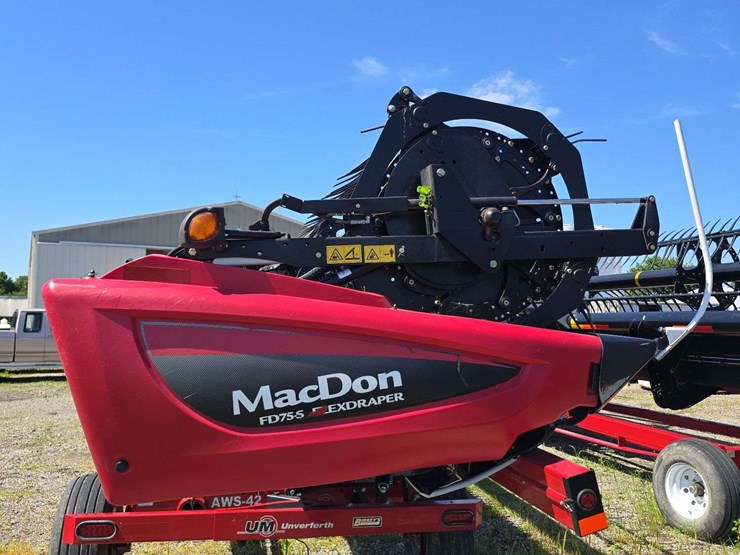 2015-mac-don-fd-75-s-40ft-draper,-flex-draper,-1-owner,-flex-floating-technology,-john-deere-face-plate-adapter,-s/n--273168-image-4