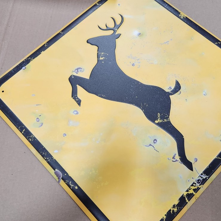 #404 • Deer Crossing Sign