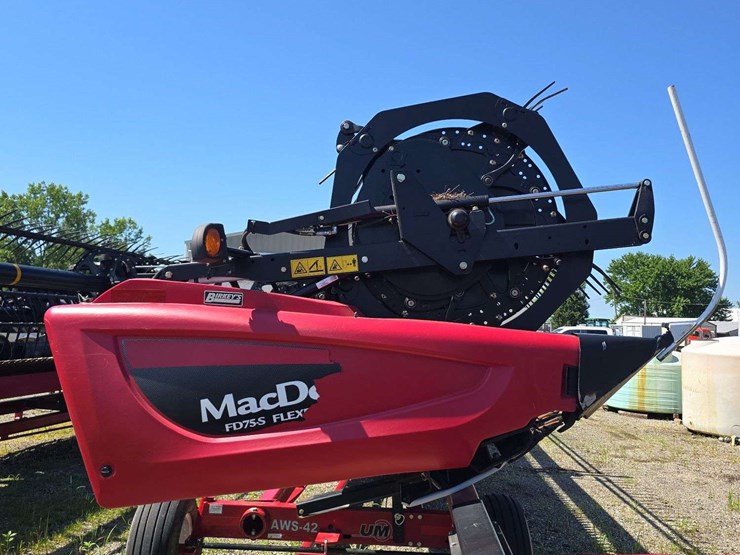 2016-mac-don-fd-75-s-40ft-draper,-flex-draper,-1-owner,-flex-floating-technology,-john-deere-face-plate-adapter,-s/n--294326-image-3