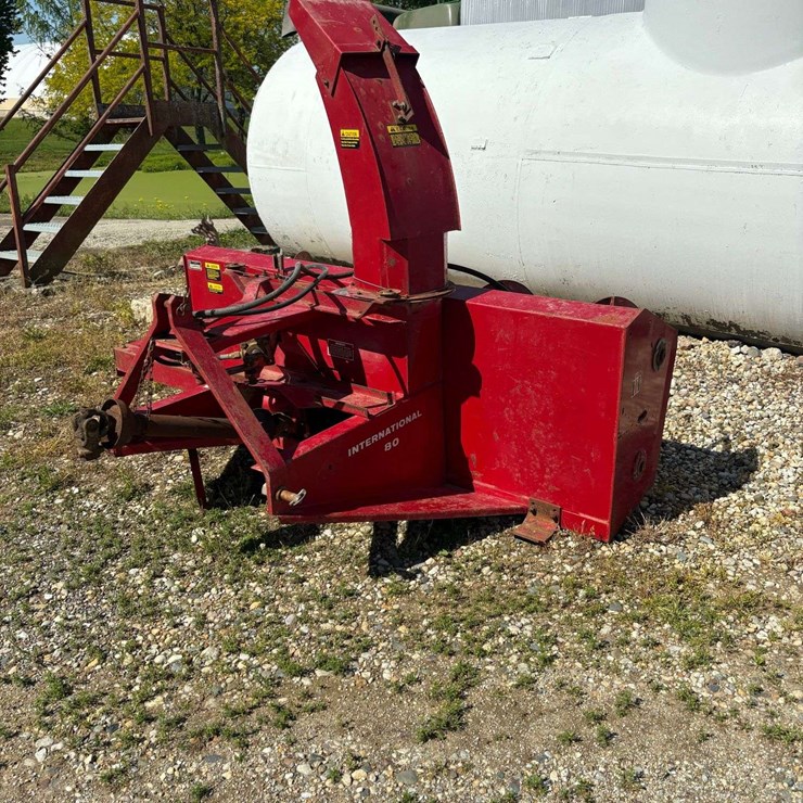International 80 Snow Blower, 1970s model, 3pt, 540pto,