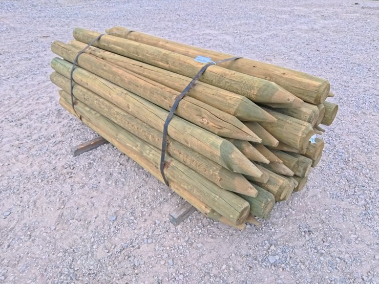 #2027-•-new-treated-fence-posts-(40-count)-image-1
