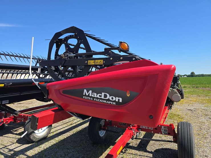 2015-mac-don-fd-75-s-40ft-draper,-flex-draper,-1-owner,-flex-floating-technology,-john-deere-face-plate-adapter,-s/n--273168-image-2
